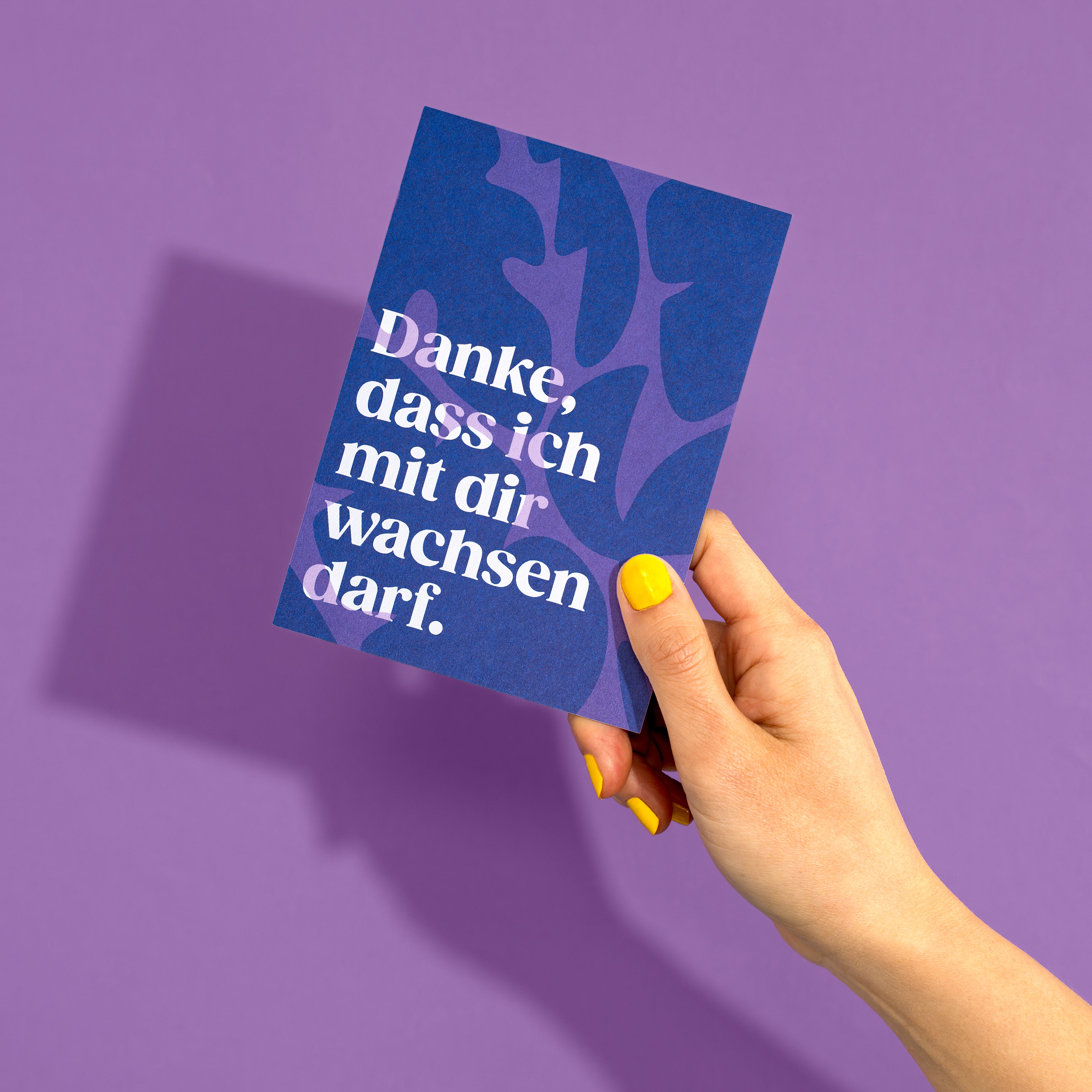 Grußkarte "Gemeinsam Wachsen"
