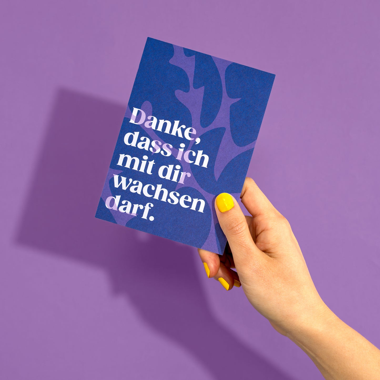Grußkarte "Gemeinsam Wachsen"