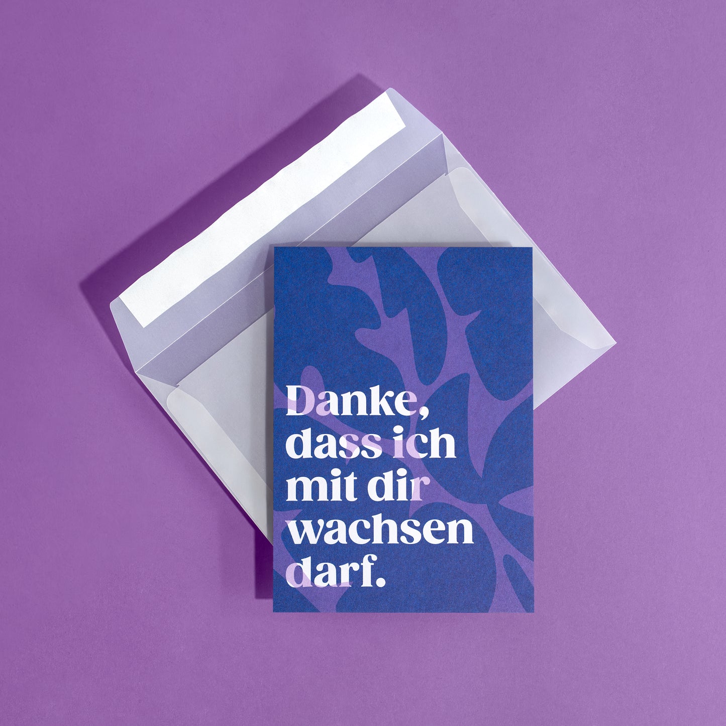 Grußkarte "Gemeinsam Wachsen"