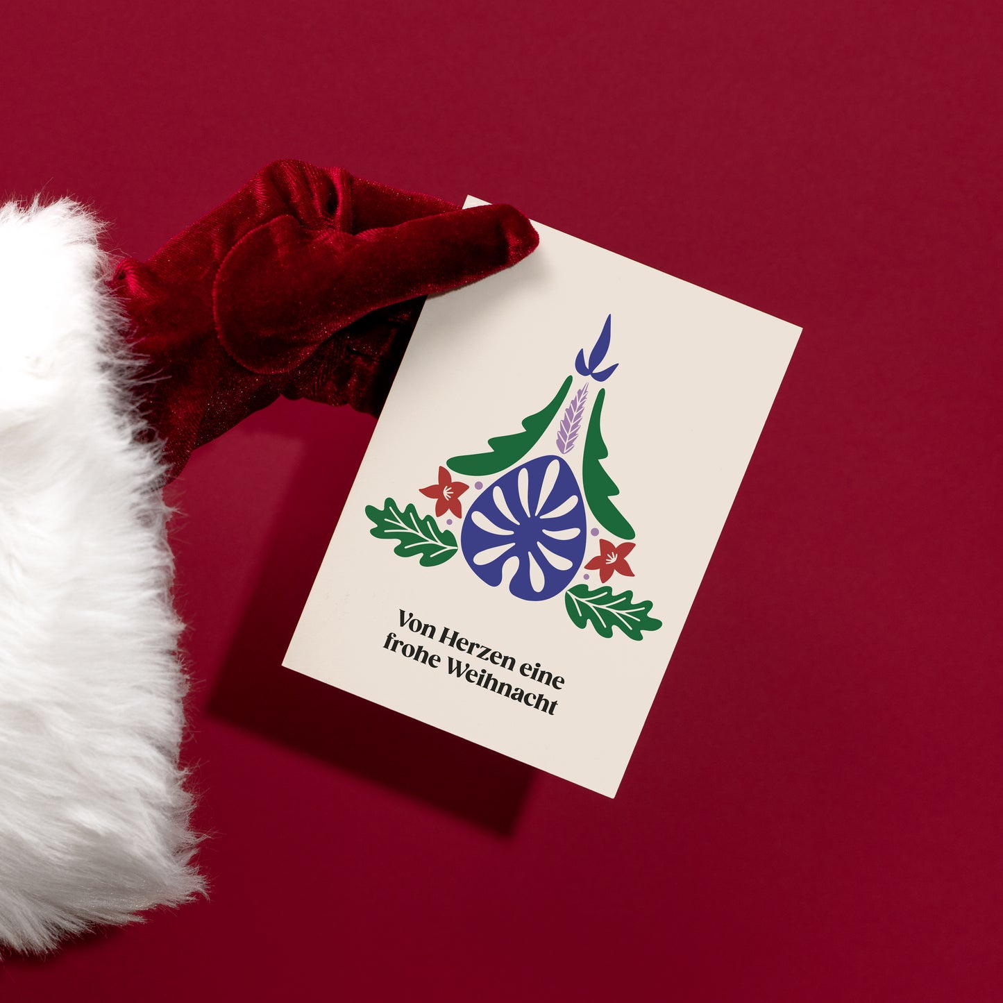 Grußkarte für Weihnachten