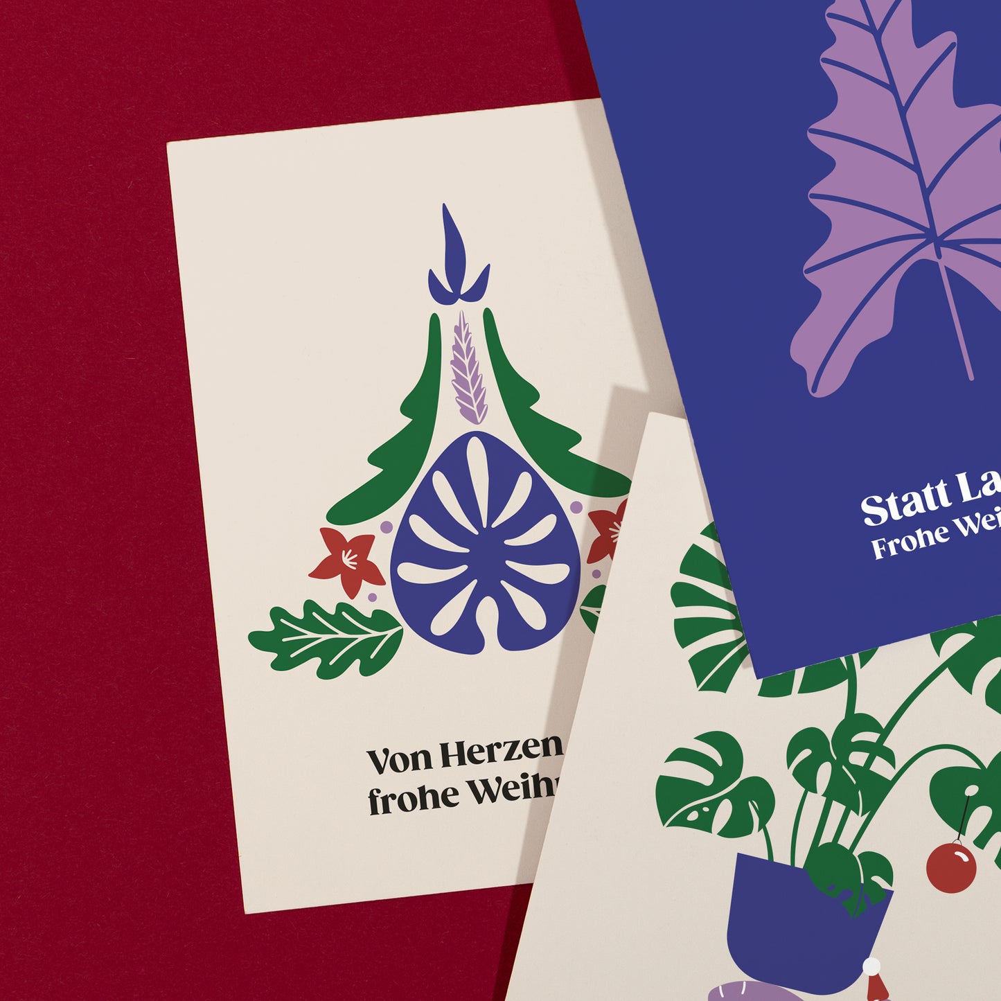 Grußkarte für Weihnachten